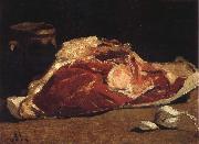 Claude Monet Still Life with Meat oil painting artist
